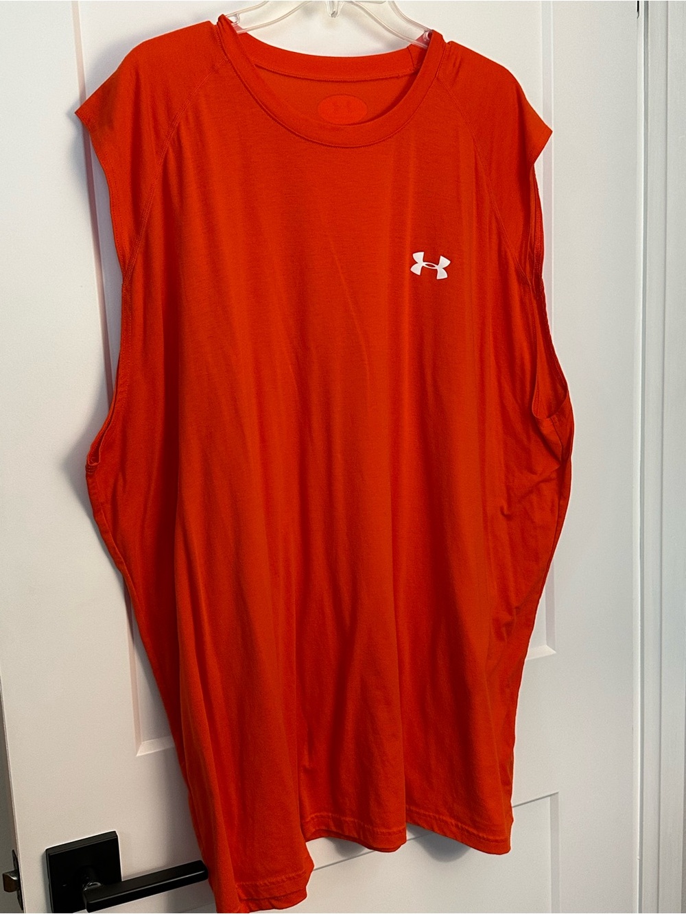 Under Armour Men's Orange Sleeveless Training Tank